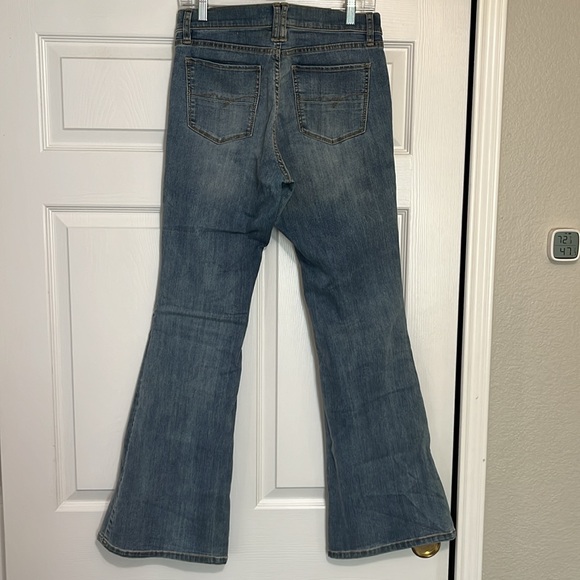 New York and Company, Patchwork Soho flare jeans - Picture 3 of 4